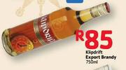 Klipdrift Export Brandy-750ml
