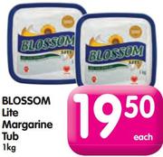 Blossom Lite Margarine Tub-1Kg Each