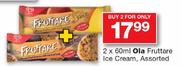 2 x 60ml Ola Fruttare Ice Creams Assorted