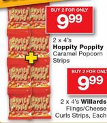 2 x 4's Hoppity Poppity Caramel Popcorn Strips