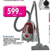 Electrolux 1600W Lite 11 Cylinder Vacuum Cleaner Z1860
