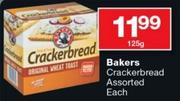Bakers Crackerbread Assorted-125g
