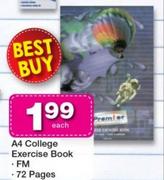A4 College Exercise Book