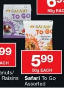 Safari To Go Assorted-50g Each