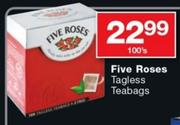 Five Roses Tagless Teabags-100's