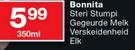 Bonnita Steri Stumpi Gegeurde Melk Verskeidenheid-350Ml