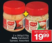 Nola Snadwich Spread-2x260/270G