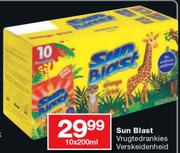 Sun Blast Vrugtedrankies Verskeidenheid-10x200Ml