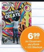 A4 Eksamenskryfblok 100 Bladsye