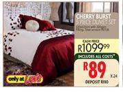Cherry Burst 5 Piece Duvet Set