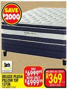 Serta Deluxe 137cm Plush Pillow Top Base Set
