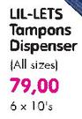 Lil-Lets Tampons Dispenser-6x10's