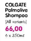 Colgate Polmolive Shampoo-6x350Ml