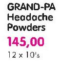 Grand Pa Headache Powders-12x10's