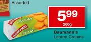 Baumann's Lemon Creams-200g Each