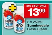 Sunningdale Fresh Cream-2X250ml