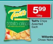 Tait's Chips-125g Each