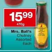 Mrs. Ball's Chutney-470g Each