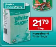 Housebrand White Sugar-2.5Kg Each
