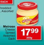Melrose Cheese Spread-250g Each
