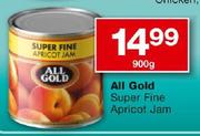 All Gold Super Fine Apricot Jam-900g Each
