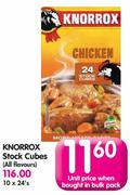 Knorrox Stock Cubes (All Flavours)-10x24's