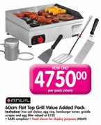 Anuil 60cm Flat Top Grill Value Added Pack