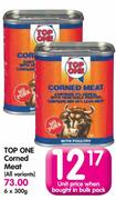 Top One Corned Meat (All Variants)-6x300g