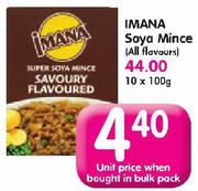 Imana Soya Mince(All Flavours)-10x100g