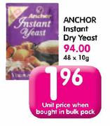 Anchor Instant Dry Yeast-48X10g