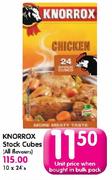 Knorrox Stock Cubes(All Flavours)-10X24's