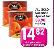 All Gold Superfine Apricot Jam-6X900g