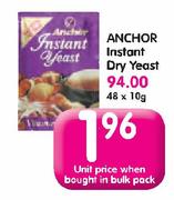 Anchor Instant Dry Yeast-48x10g