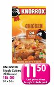 Knorrox Stock Cubes(All Flavours)-10x24's