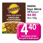 Imana Soya Mince(All Flavours)-10x100g
