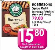 Robertsons Spice Refill(Barbeque/Chicken/Steak And Chops)-5x168g/160g/128g