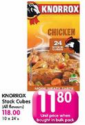 Knorrox Stock Cubes(All Flavours)-10x24's