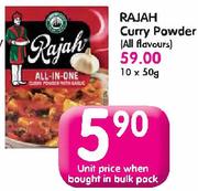 Rajah Curry Powder(All Flavours)-10x50g