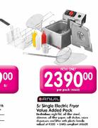 Anuil 5L Single Electric Fryer Value Added Pack
