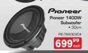 Pioneer 1400W Subwoofer-30cm