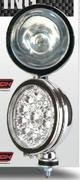 Ecotech Driving Lamp Set With Clear Lenses & Chrome Backing-Per Set