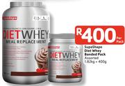 Supashape Diet Whey Banded Pack Assorted 1.82Kg  + 400Grm Each
