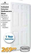 Swartland Colonist Interior Hollowcore Door EBCLNLIO