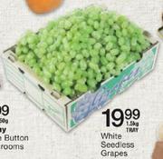 White Seedless Grapes-1.5kg Tray
