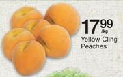 Yellow Cling Peaches-Per Kg