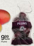 Plums-Per Kg Bag