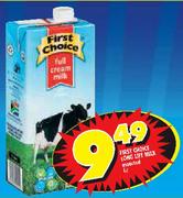 First Choice Long Life Milk Assorted-1L