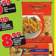 Fatty's Moni's Macroni/Spaghetti-500g Each