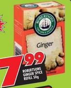 Robertsons Ginger Spice Refill-50g