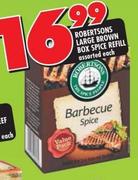 Robertsons Large Brown Box Spice Refill Assorted